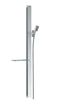 Hansgrohe Unica&apos;E - Barra De Ducha 900 Mm, Con Manguera De Ducha, Cromo 27640000