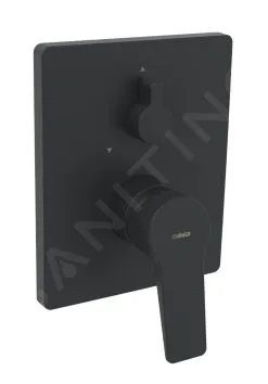 Hansa Twist - Grifo De Bañera Empotrado, 2 Aparatos, Negro Mate 8984908333