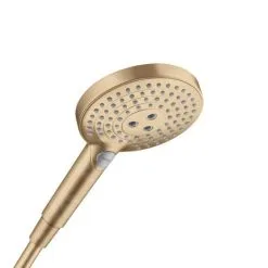 Hansgrohe Raindance Select S - Alcachofa De Ducha 120, 3 Chorros, Bronce Cepillado 26530140