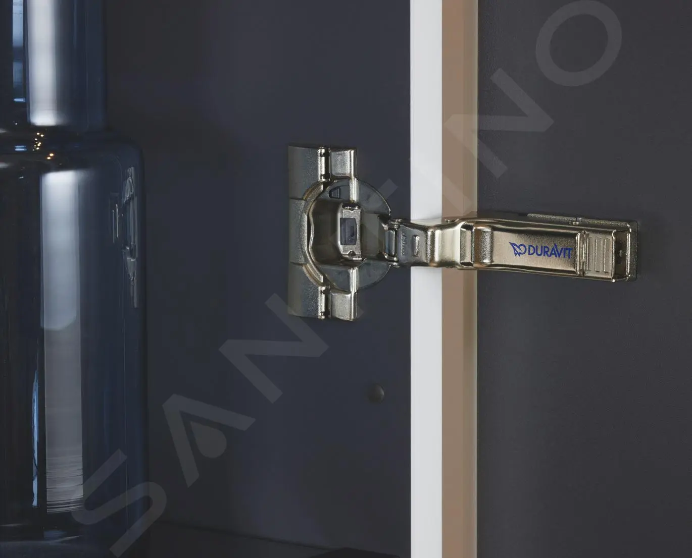 Duravit L-Cube - Armario Alto Para Baño 1760x400x363 Mm, Bisagras A La Izquierda, Blanco Mate LC1180L1818 - Imagen 9