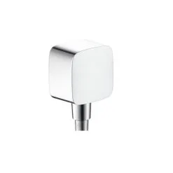 Hansgrohe Fixfit - Codo De Ducha Con Válvula Antirretorno, Cromado 26457000