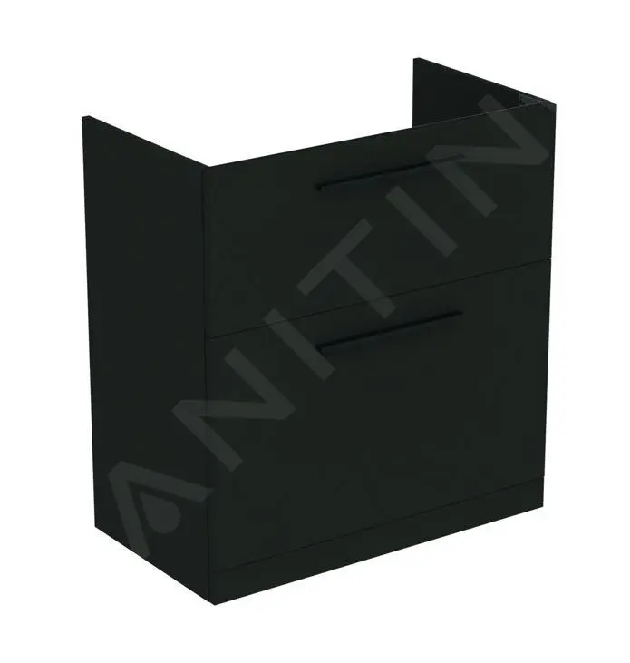 Ideal Standard I.Life A - Mueble De Lavabo 800x440x853 Mm, 2 Cajones, Gris Marengo Mate T5274NV - Imagen 4