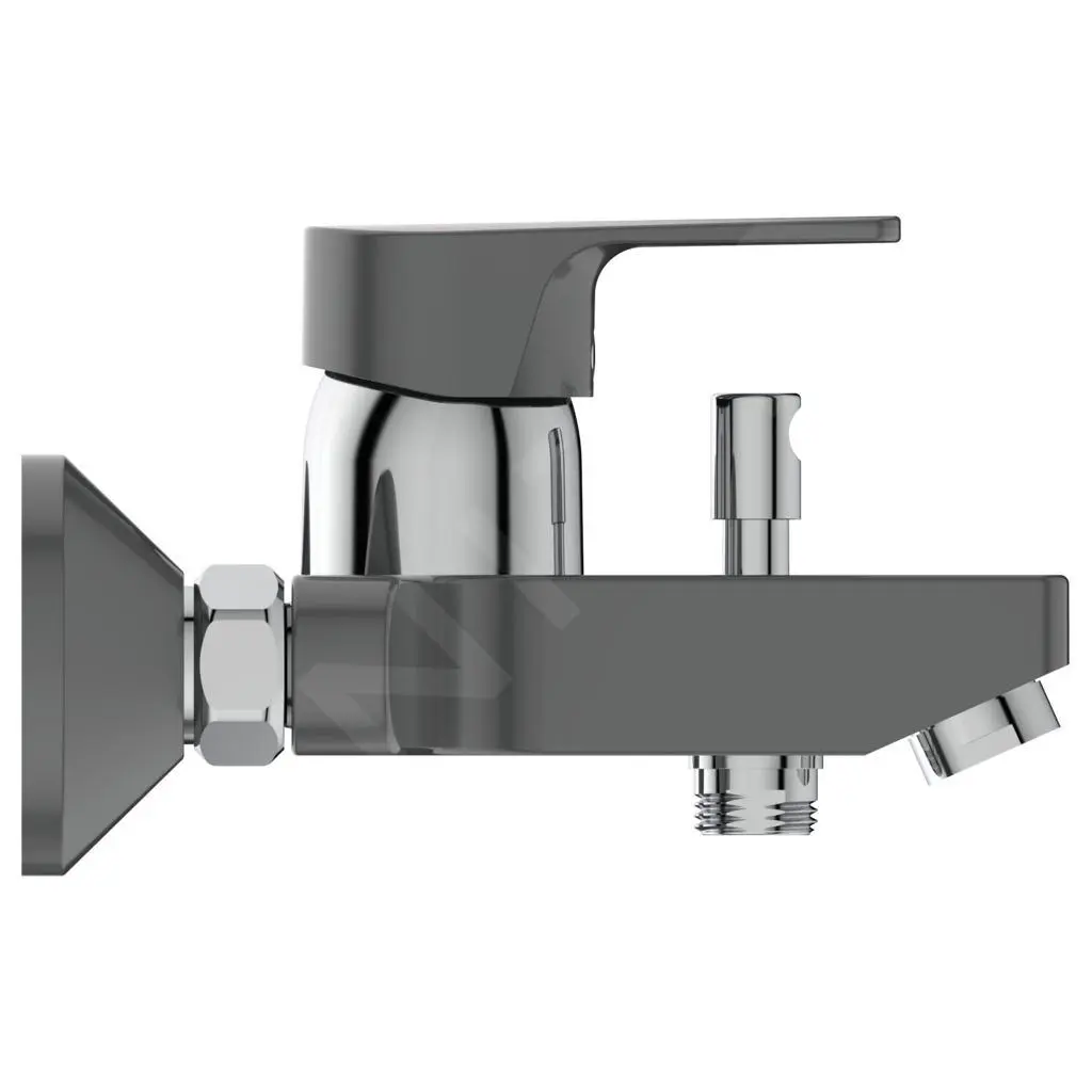 Ideal Standard Cerafine D - Grifo De Bañera, Cromo/gris Perla BC692U8 - Imagen 4