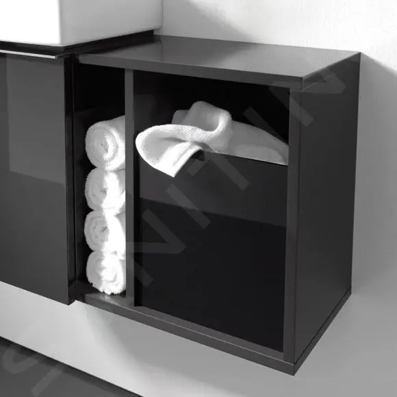 Geberit ICon - Estante Lateral 370x400x273 Mm Con Compartimento, Lava 841238000 - Imagen 3