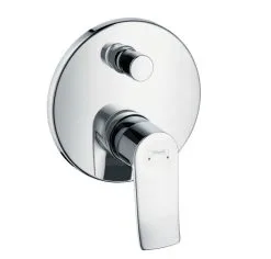 Hansgrohe Metris New - Grifo Monomando De Bañera Empotrado, Cromo 31493000