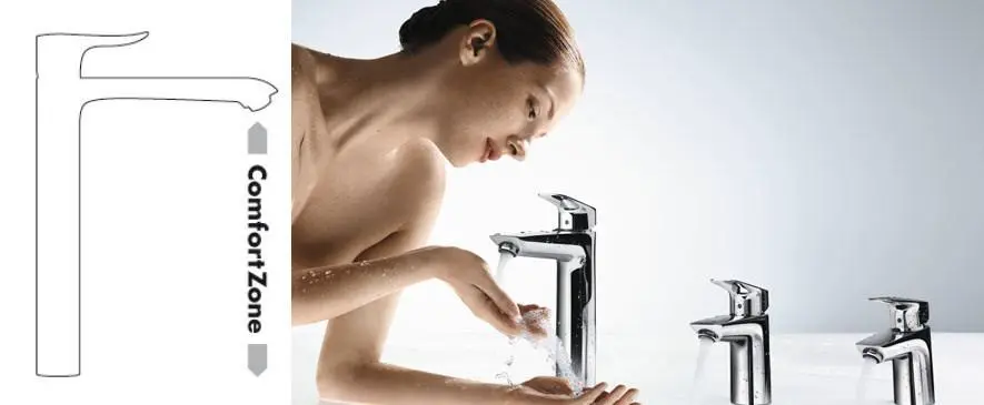 Hansgrohe Talis S - Grifo De Agua Fría Para Lavabo, EcoSmart, Cromo 13132000 - Imagen 6