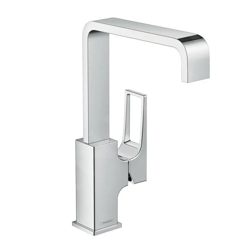 Hansgrohe Metropol - Grifo Monomando De Lavabo 230 Con Conjunto De Desagüe Push-Open, Cromo 74511000