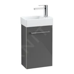 Villeroy & Boch Avento - Mueble De Lavabo, 340x514x202 Mm, 1 Puerta, Crystal Grey A87601B1