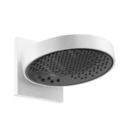 Hansgrohe Rainfinity - Rociador De Ducha 250 Con Conexión, 3jet, Blanco Mate 26232700