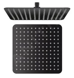 Sapho Duchas - Rociador De Ducha 300x300 Mm, Negro/acero Inoxidable SL101