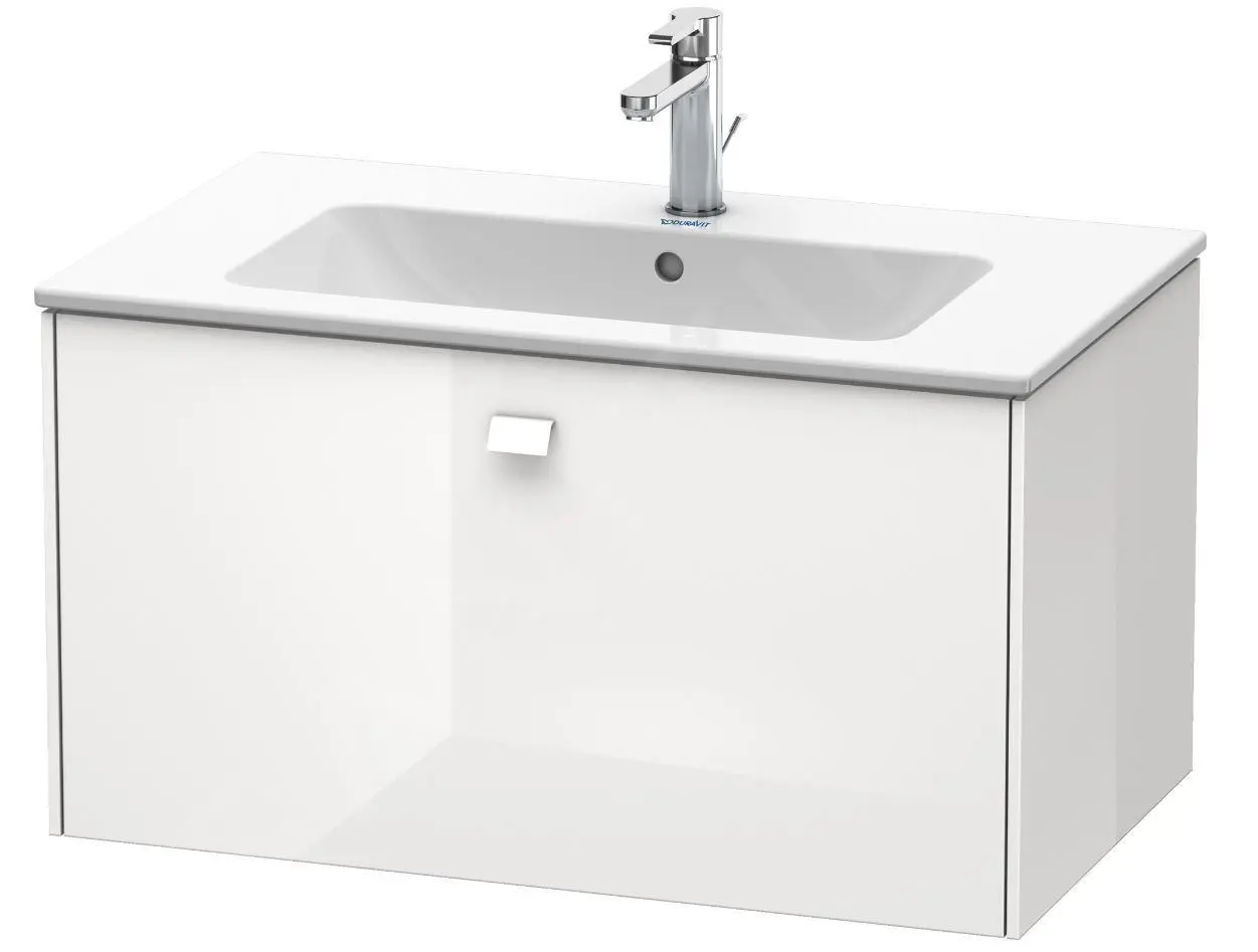 Duravit Brioso - Armario De Lavabo 442x820x479 Mm, 1 Cajón, Blanco Brillante BR400202222