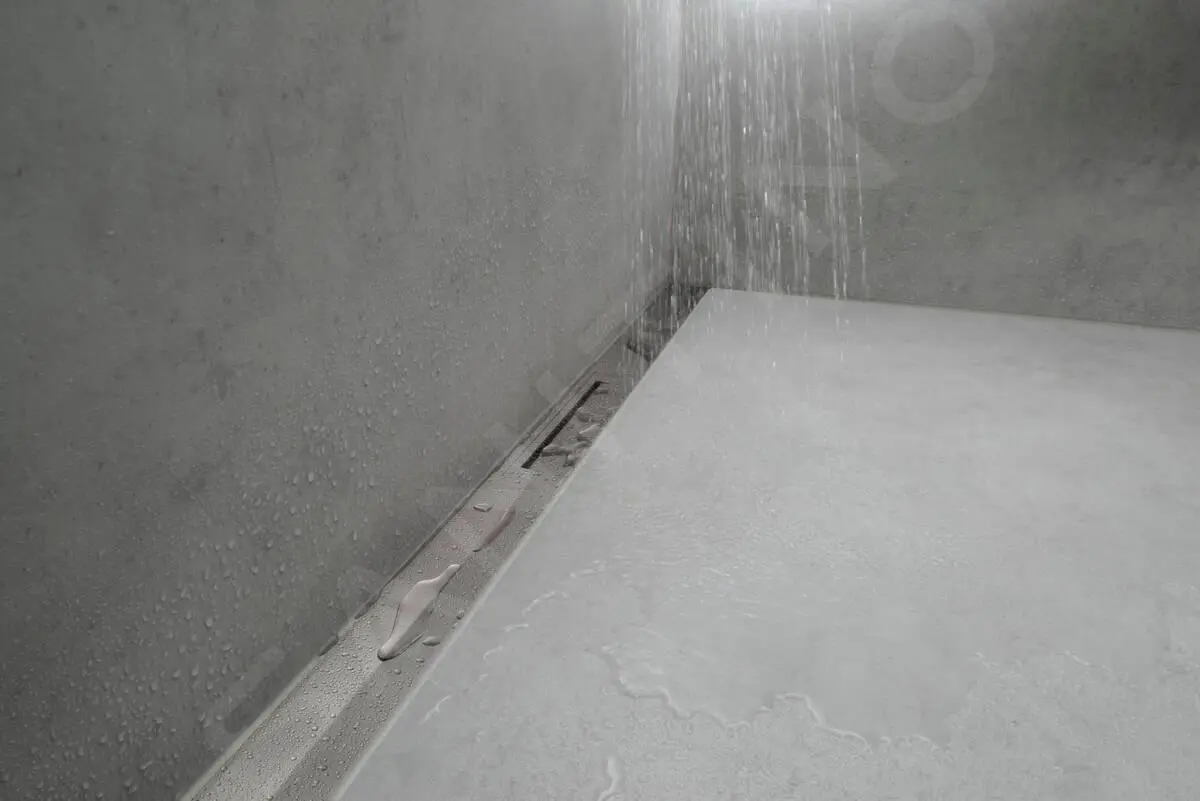 Hansgrohe RainDrain Flex - Canaleta De Ducha Lineal Con Rejilla De Acero Inoxidable 900, Junto A La Pared, Acortable, Acero Inoxidable Cepillado 56052800 - Imagen 5