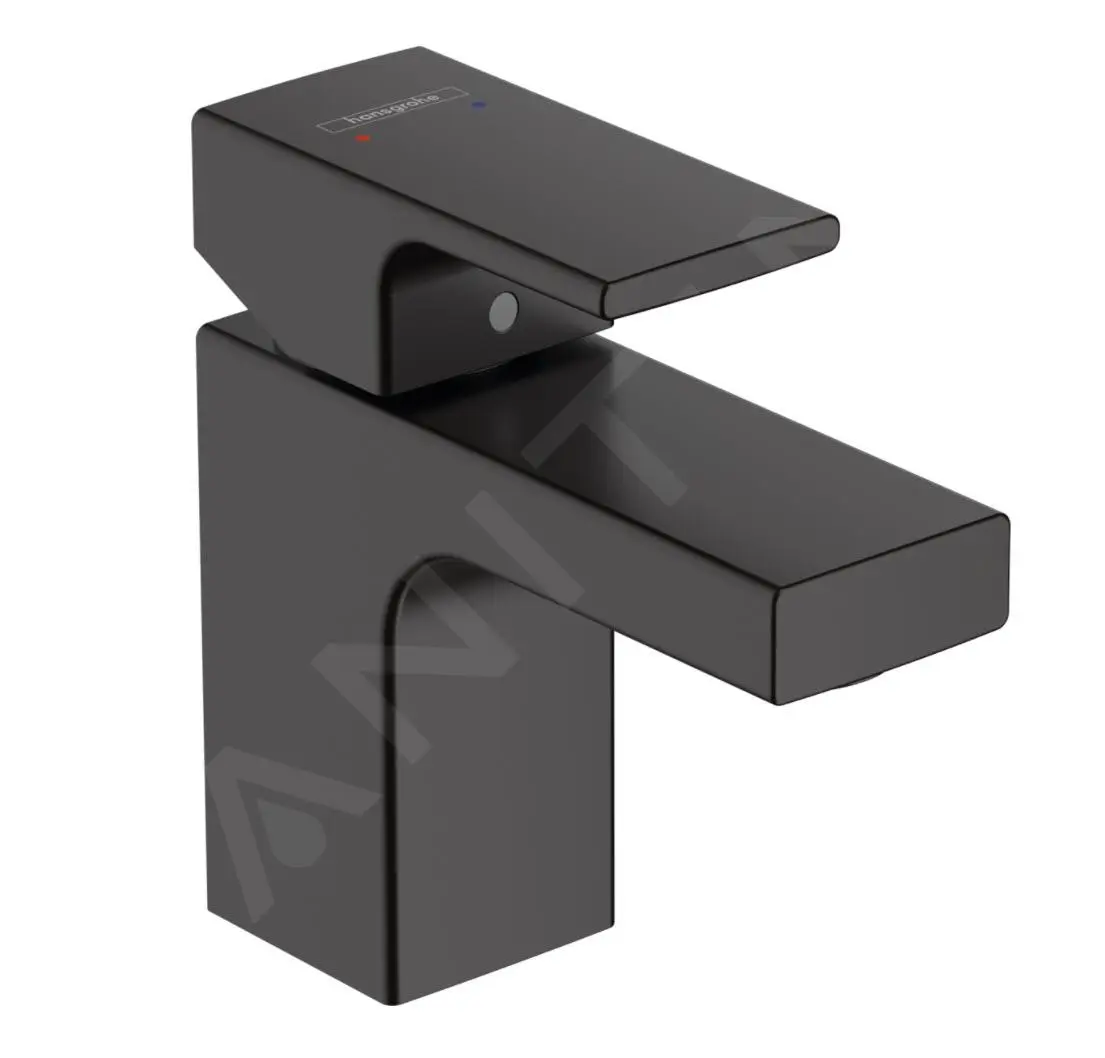 Hansgrohe Vernis Shape - Grifo De Lavabo Con Desagüe, EcoSmart, Negro Mate 71560670