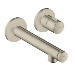 Axor Uno - Grifo Empotrado De Lavabo Select 165, Níquel Cepillado 45112820