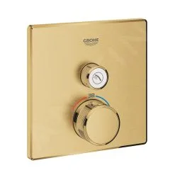 Grohe Grohtherm SmartControl - Grifo Termostático De Ducha Empotrado Con 1 Válvula, Cool Sunrise Cepillado 29123GN0