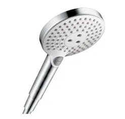Hansgrohe Raindance Select S - Alcachofa De Ducha, 120, 3 Chorros, Blanco/cromo 26530400