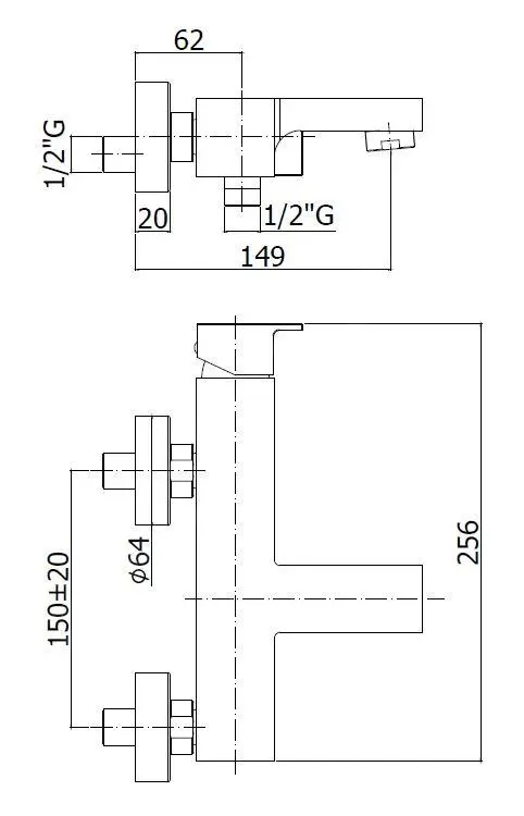 Paffoni Elle - Grifo De Bañera, Con Accesorios, Cromo EL026CR - Imagen 2