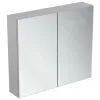 Ideal Standard Mirror&Light - Armario Con Espejo 800x700 Mm, Aluminio T3591AL