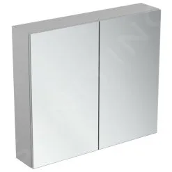 Ideal Standard Mirror&Light - Armario Con Espejo 800x700 Mm, Aluminio T3591AL