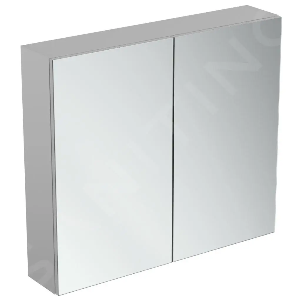 Ideal Standard Mirror&Light - Armario Con Espejo 800x700 Mm, Aluminio T3591AL