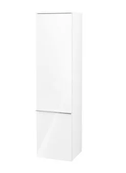 Villeroy & Boch Venticello - Armario Alto, 404x1546x372 Mm, Bisagras A La Derecha, Glossy White A95111DH