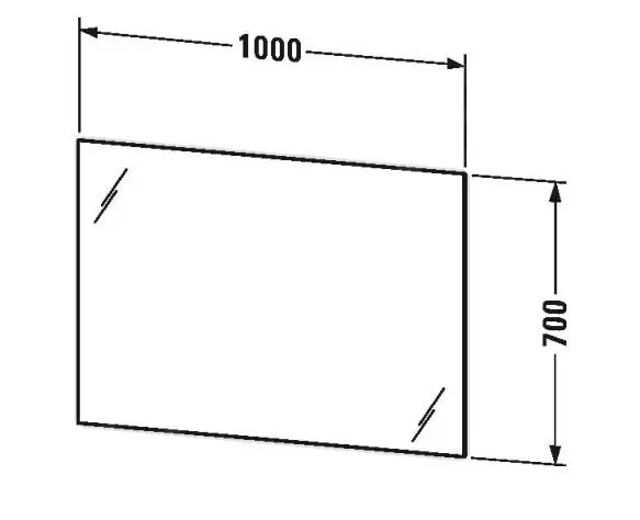 Duravit Espejos - Espejo 1000x700 Mm, Con Iluminación LED LM7807000000000 - Imagen 2