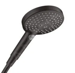 Hansgrohe Raindance Select S - Alcachofa De Ducha 120, 3 Chorros, EcoSmart, Negro Mate 26531670