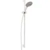 Kludi Freshline - Conjunto De Cabezal De Ducha 140, 3 Chorros, Barra Y Manguera, Blanco 6794091-00