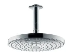 Hansgrohe Raindance Select S - Rociador De Ducha 240, 2 Chorros, EcoSmart 9 L/min, Brazo De Ducha De 100 Mm, Cromo 26469000
