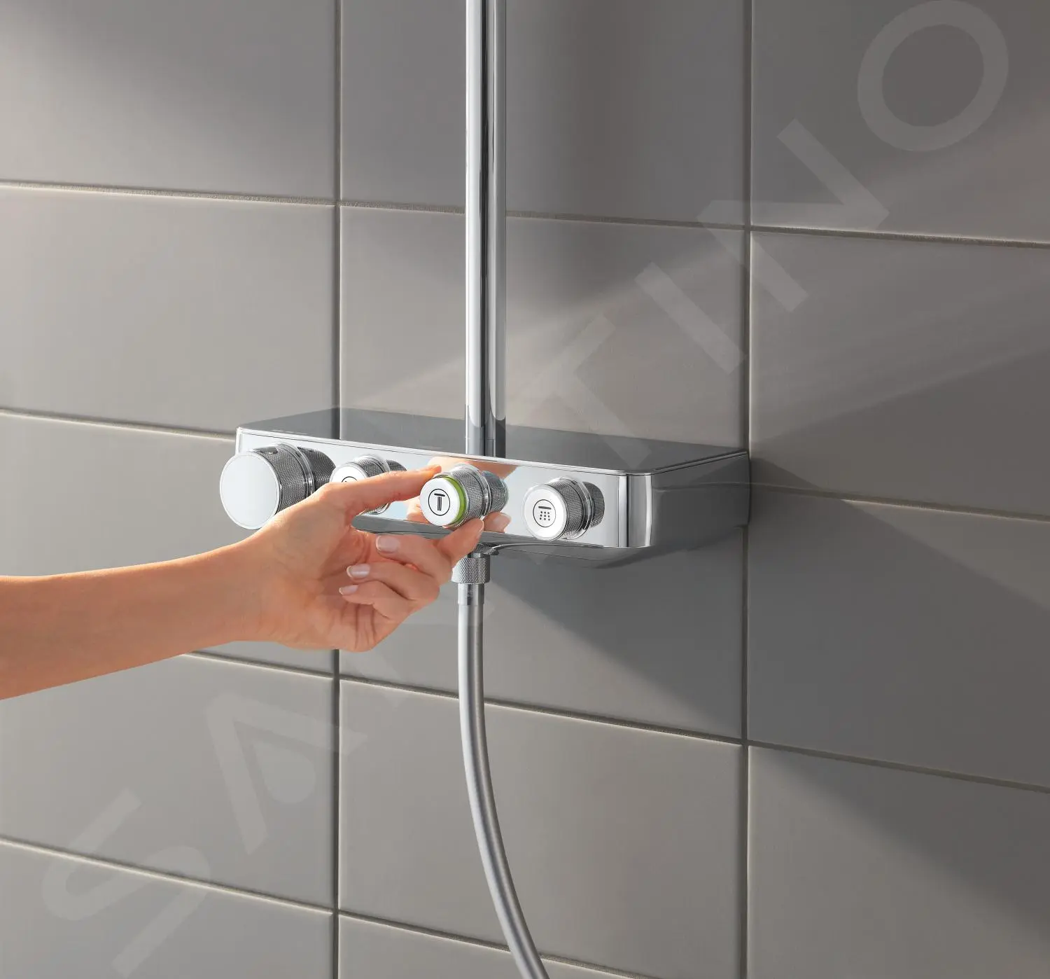 Grohe Euphoria SmartControl - Conjunto De Ducha Cube 310 Duo Con Termostato, Cromo 26508000 - Imagen 5