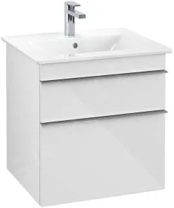 Villeroy & Boch Venticello - Mueble De Lavabo, 553x590x502 Mm, 2 Cajones, Glosy White A92301DH