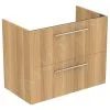 Ideal Standard I.Life A - Mueble Bajo Lavabo, 800x440x630 Mm, 2 Cajones, Roble T5256NX