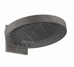 Hansgrohe Rainfinity - Rociador De Ducha 360 Con Conexión, 3jet, Cromo Negro Cepillado 26234340