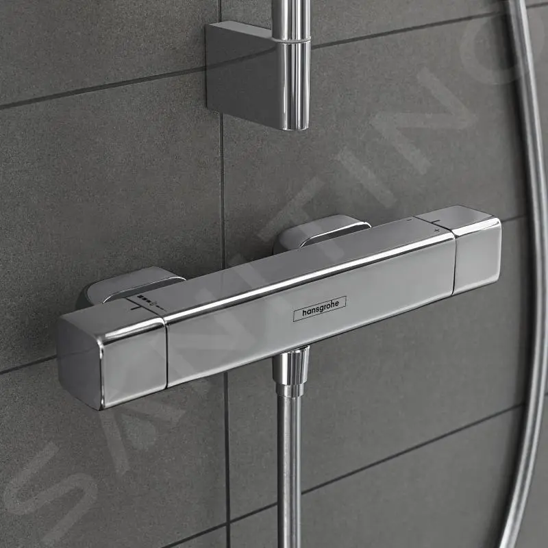 Hansgrohe Ecostat E - Grifo De Ducha Termostático, Cromo 15773000 - Imagen 3