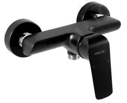 Novaservis Nobless Tina - Grifo De Ducha 150 Mm, Negro 38061/1,5