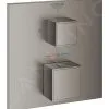 Grohe Grohtherm Cube - Grifo Empotrado Termostático Para 2 Dispositivos, Hard Graphite Cepillado 24154AL0