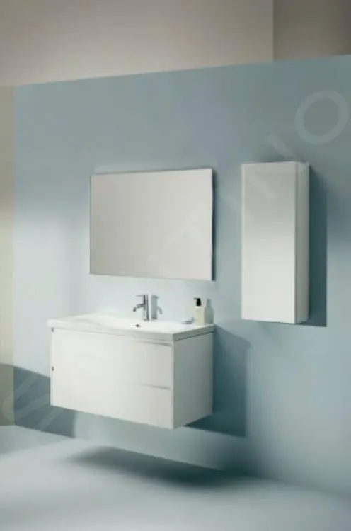 Laufen Lani - Mueble De Lavabo, 79x44x52 Cm, 2 Cajones, Blanco Mate H4035521122601 - Imagen 3