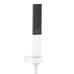 Hansgrohe Rainfinity - Conjunto De Alcachofa De Ducha 100, 1jet, Soporte Y Manguera 1,6 M, Blanco Mate 26856700