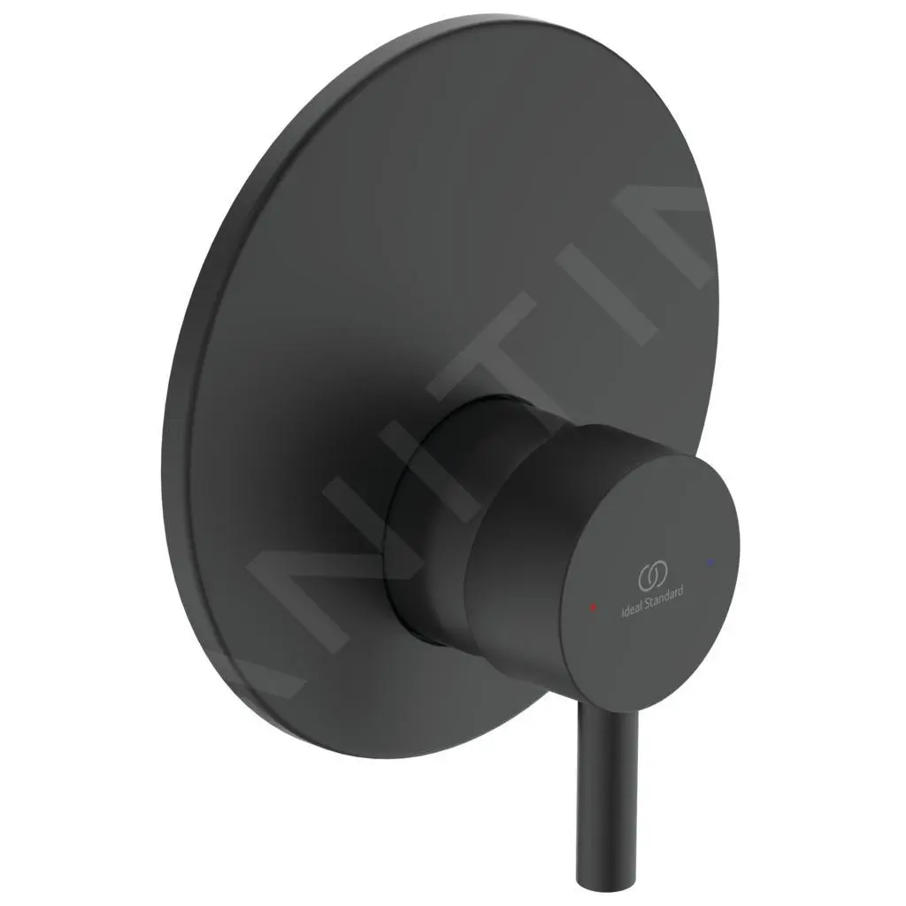 Ideal Standard CeraLine - Grifo Empotrado De Ducha Con 1 Salida, Negro A7388XG