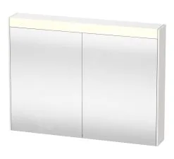 Duravit Brioso - Armario Con Espejo 760x820x148 Mm, 2 Puertas, Blanco Brillante BR7102022221000