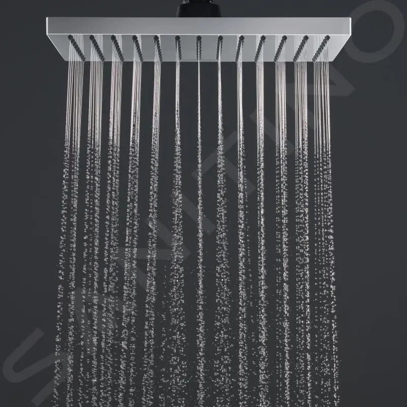 Hansgrohe Vernis Shape - Conjunto De Ducha Showerpipe 230 Reno, Negro Mate 26282670 - Imagen 5