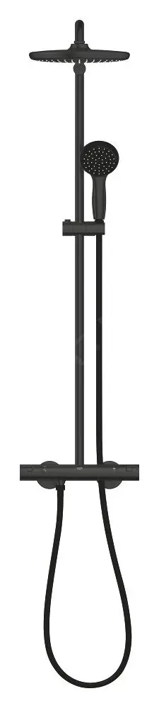 Grohe Vitalio Start - Conjunto De Ducha 250 Con Termostato, 1 Chorro, Negro Mate 266772430 - Imagen 3