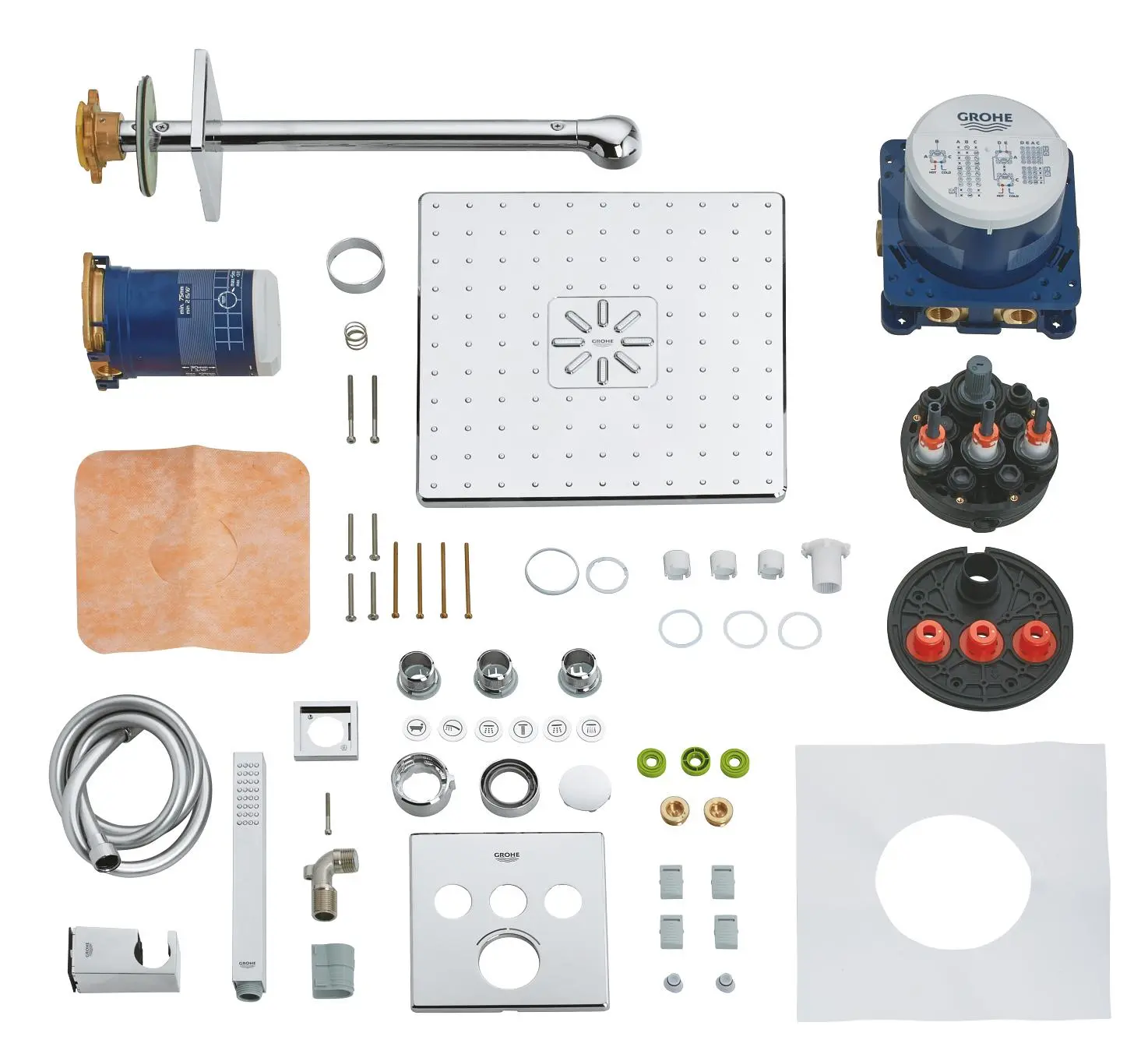 Grohe SmartControl Perfect - Conjunto De Ducha Con Grifería Empotrada, Cromo 34712000 - Imagen 3