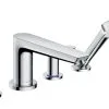 Hansgrohe Talis E - Grifo Para Borde De Bañera, Instalación De 4 Orificios, Cromo 71748000