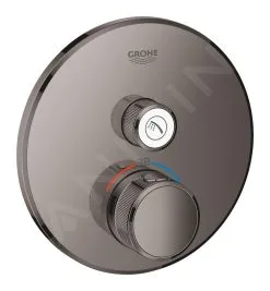Grohe Grohtherm SmartControl - Grifo Empotrado Termostático De Ducha Con 1 Válvula, Hard Graphite 29118A00