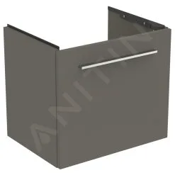 Ideal Standard I.Life S - Mueble Bajo Lavabo, 500x375x440 Mm, Cuarzo Gris Mate T5290NG