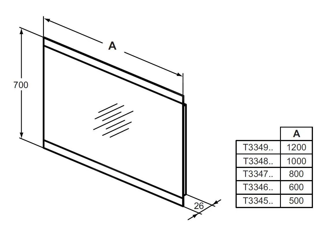 Ideal Standard Mirror&Light - Espejo 1000x700 Mm Con Luz De Fondo LED De Doble Cara T3348BH - Imagen 2