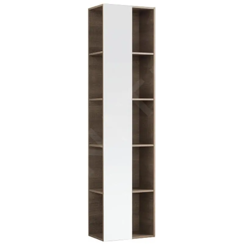 Geberit Citterio - Armario Con Estantes 1600x400 Mm Con Espejo, Roble Gris-marrón 500.569.JJ.1