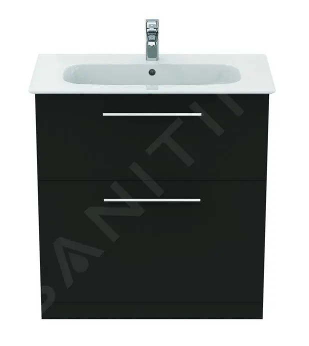 Ideal Standard I.Life A - Mueble De Lavabo 800x440x853 Mm, 2 Cajones, Gris Marengo Mate T5274NV - Imagen 6