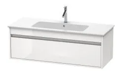 Duravit Ketho - Mueble De Lavabo 410x1200x475 Mm, 1 Cajón, Blanco Brillante KT642102222